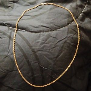 20" 14k gold rope chain
